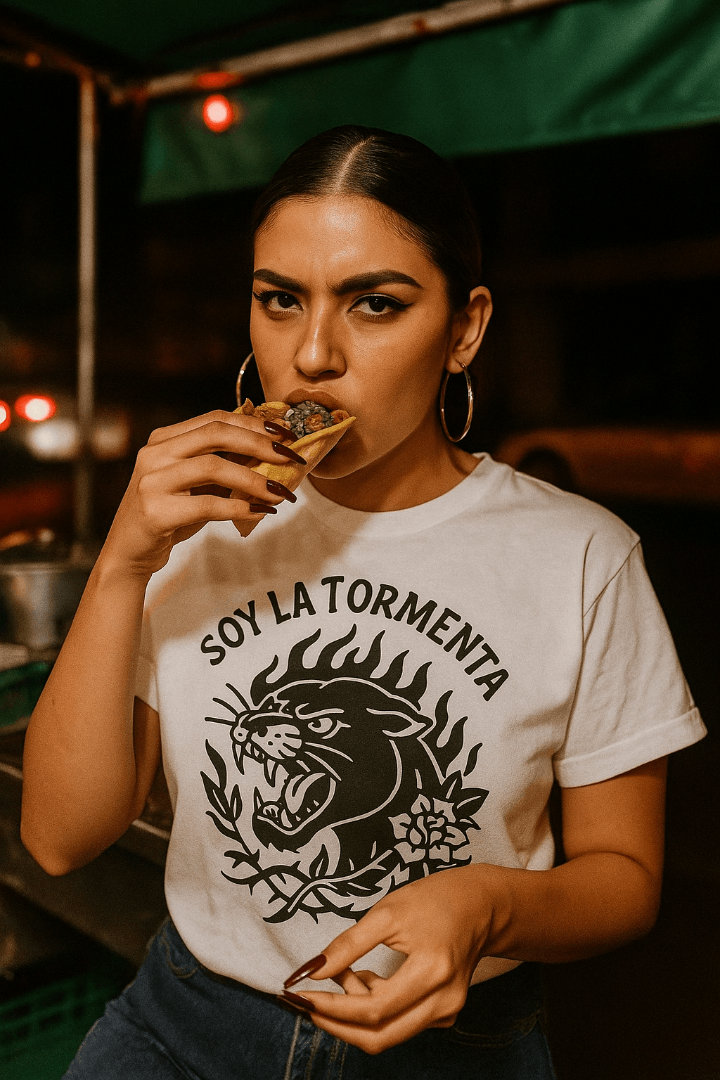 SOY TORMENTA COMIENDO