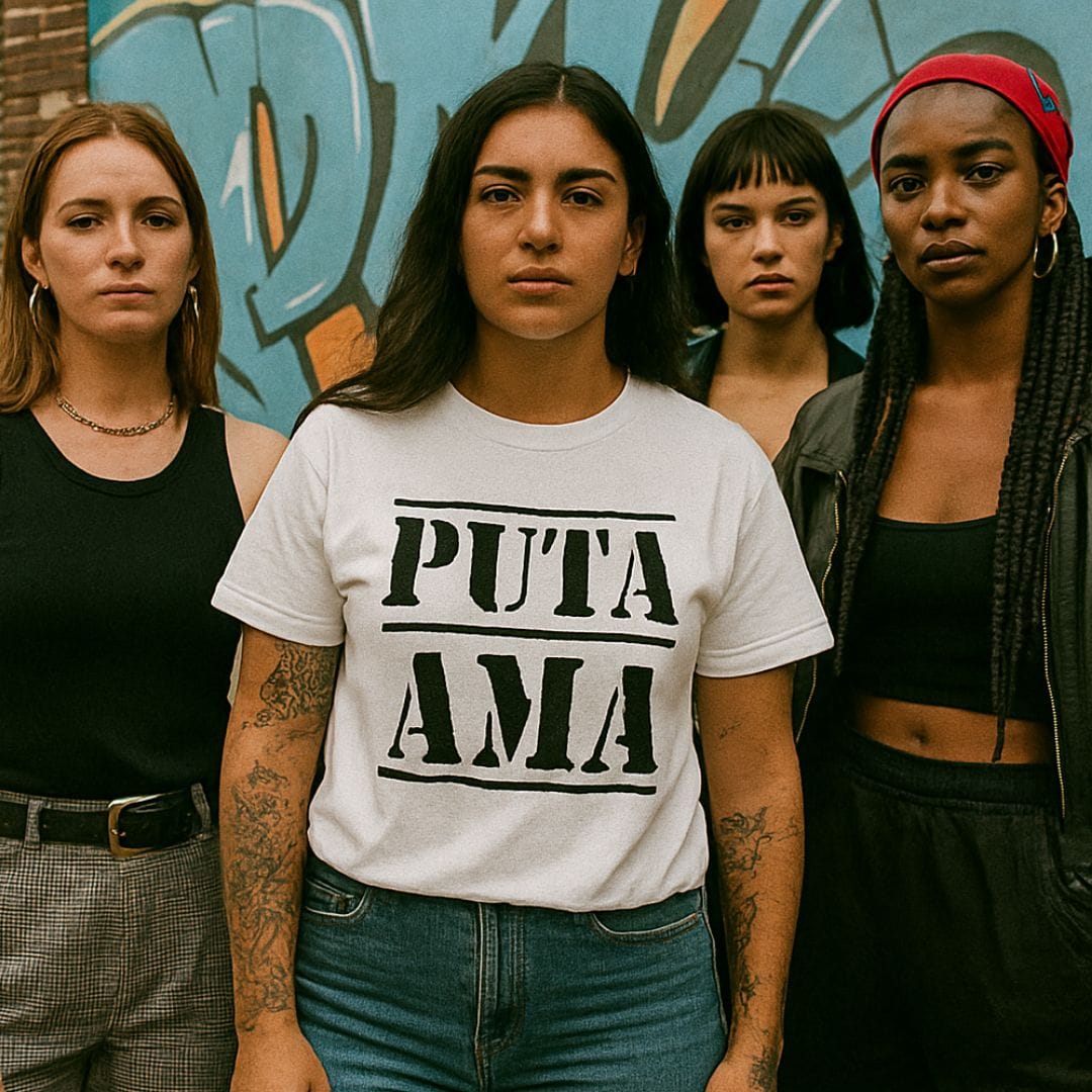 camiseta puta ama con mensaje poderoso para mujeres empoderadas