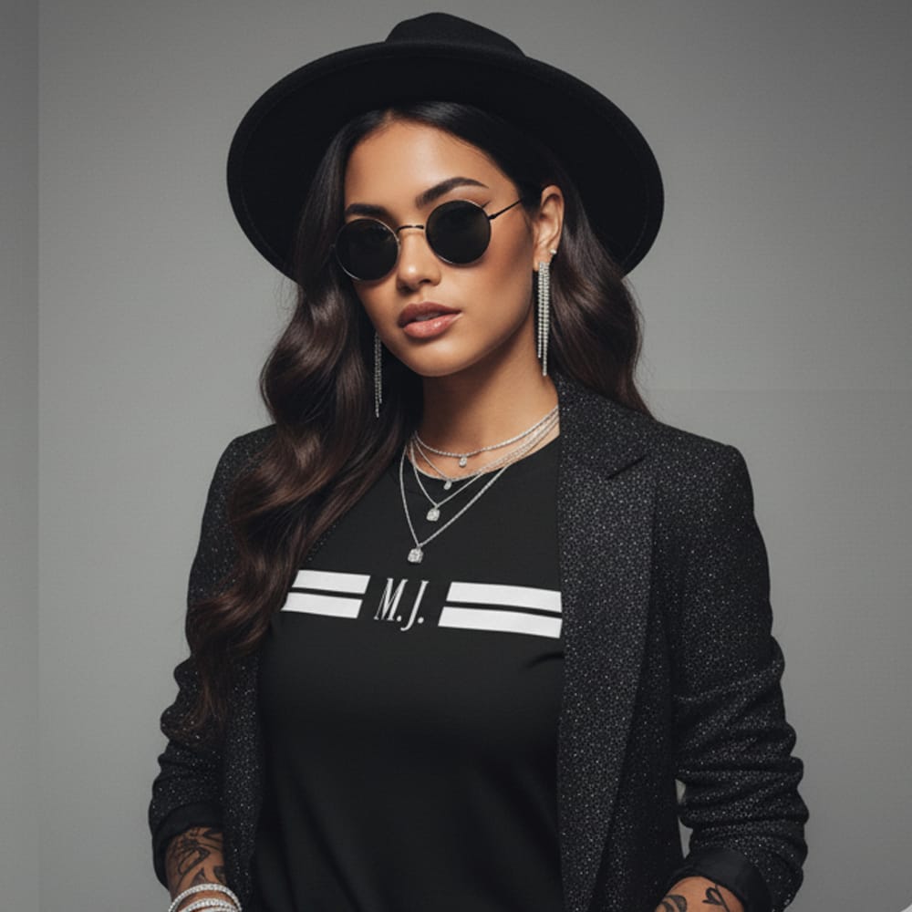 Camiseta negra personalizable Brand Me — TORMENTA