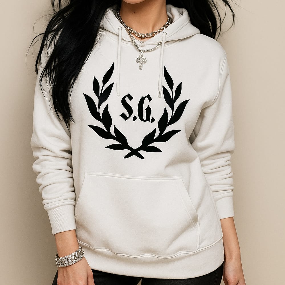 Sudadera LAUREADA CLASSIC – Diseño grande en vinilo artesanal